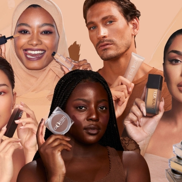 Huda Beauty GloWish Multidew Vegan Skin Tint Foundation | Tan | Brand New in Box - Picture 7 of 11